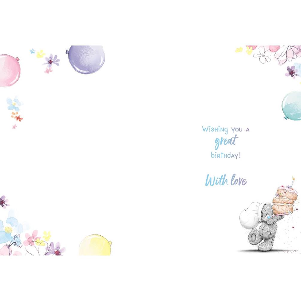 Lovely Cousin Me to You Bear Birthday Card Extra Image 1